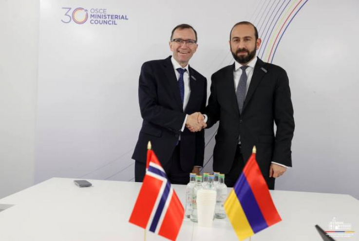 ՀՀ ԱԳ նախարարը Նորվեգիայի գործընկերոջն է ներկայացրել տարածաշրջանում կայունության և տևական խաղաղության հաստատման հարցում Հայաստանի տեսլականը