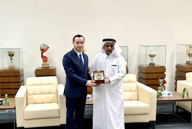 Մխիթար Հայրապետյանն Օմար Ալ Անսարիի հետ հանդիպմանն առաջարկել է դիտարկել Կատարի համալսարանում հայագիտության կենտրոն հիմնելու հնարավորությունը