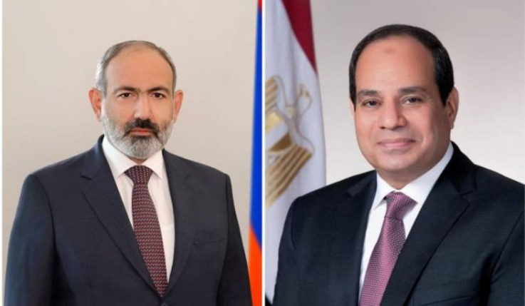 Համոզված եմ, որ Ձեր վերընտրությունը նոր լիցք կհաղորդի հայ-եգիպտական բարեկամությանը. Փաշինյանը՝ Եգիպտոսի նախագահին