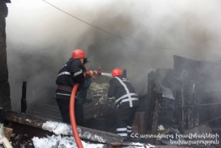 Արտամետ գյուղում վագոն-տնակ է այրվել