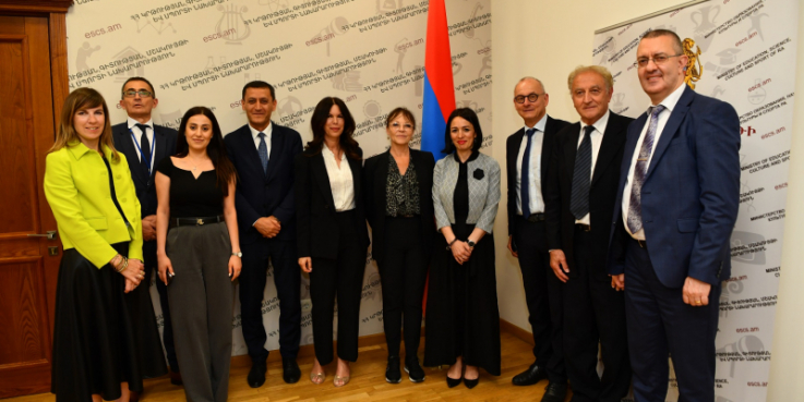 ԿԳՄՍ նախարարն ընդունել է ֆրանսիական Էքս-ան-Պրովանս քաղաքի պատվիրակությանը