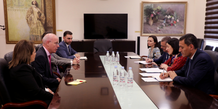 Ժաննա Անդրեասյանը հանդիպել է Բրիտանական խորհրդի տարածաշրջանային նորանշանակ տնօրեն Ադրիան Չեդվիքին
