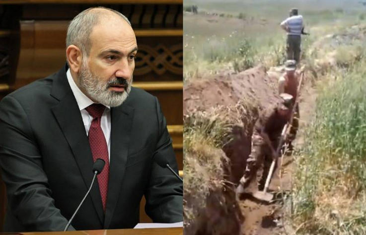 «ՔՊ ջոկատի խրամատ փորելու դրվագ է»․ վարչապետը՝ ի պատասխան Սեյրան Օհանյանի տեսանյութ է հրապարակել