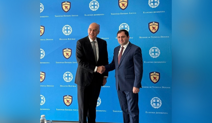 Սուրեն Պապիկյանը և Նիկոս Դենդիասը քննարկել են պաշտպանության բնագավառում Հայաստան-Հունաստան համագործակցությանն առնչվող հարցեր