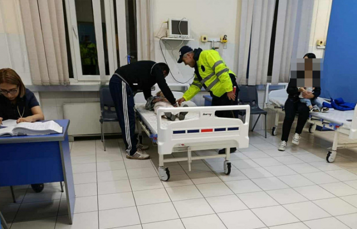 Երևանի պարեկները րոպեների ընթացքում երեխային հասցրել են բժշկական կենտրոն