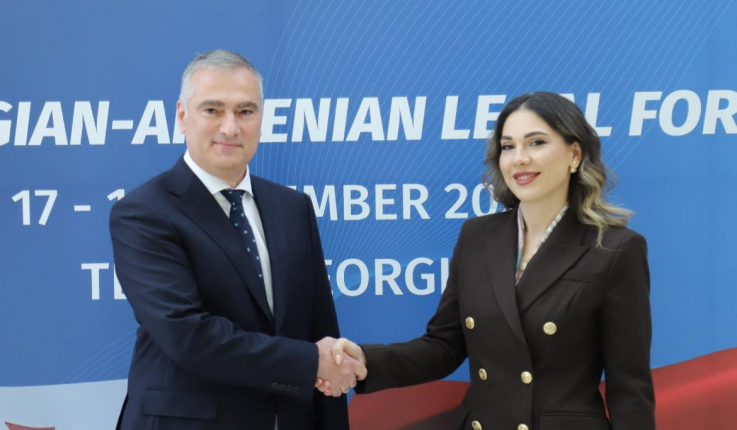 Թբիլիսիում հանդիպել են Վրաստանի վարչապետ Իրակլի Կոբախիձեն և ՀՀ արդարադատության նախարար Սրբուհի Գալյանը