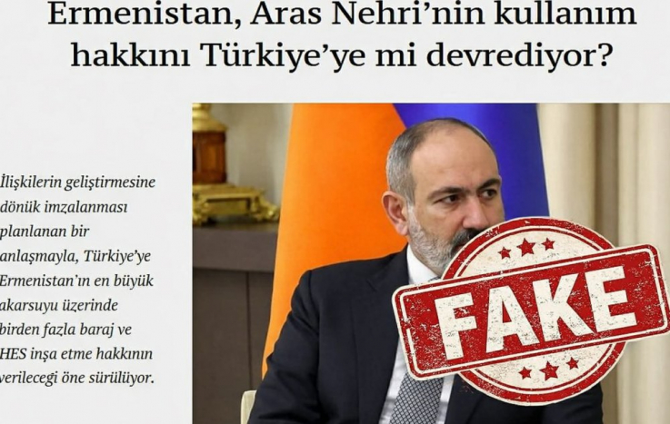 Թուրքական կայքում հերթական կեղծիքն է հրապարակվել