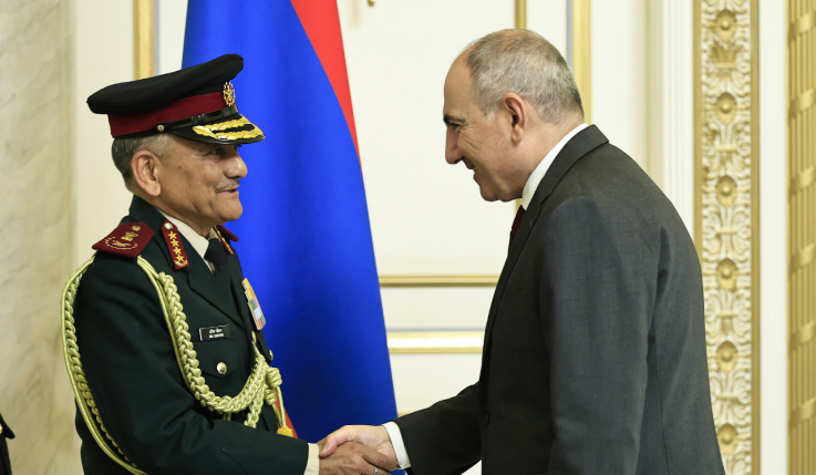 Վարչապետն ու Հնդկաստանի ԶՈՒ պաշտպանության շտաբի պետն անդրադարձել են պաշտպանության և անվտանգության ոլորտում փոխգործակցությանը վերաբերող հարցերի