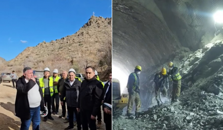 Հյուսիս-հարավ ճանապարհի Քաջարան-Ագարակ հատվածում փորված 2-րդ թունելը պատրաստ է. Խուդաթյան