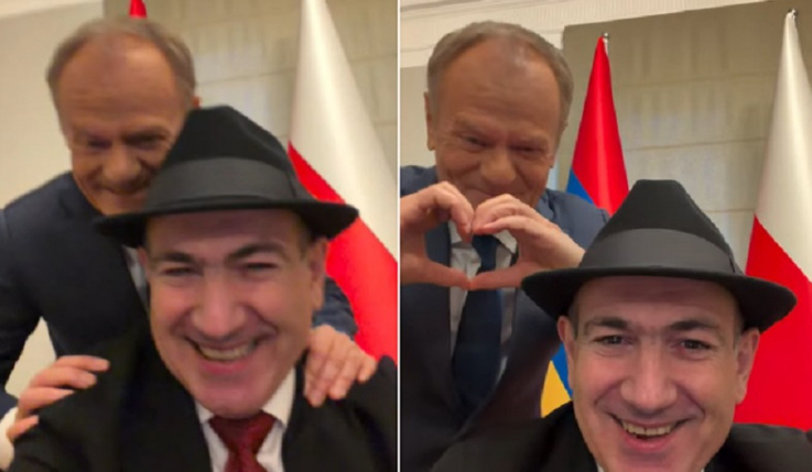 Լեհաստանի վարչապետը կրկնել է Նիկոլ Փաշինյանի ժեստը