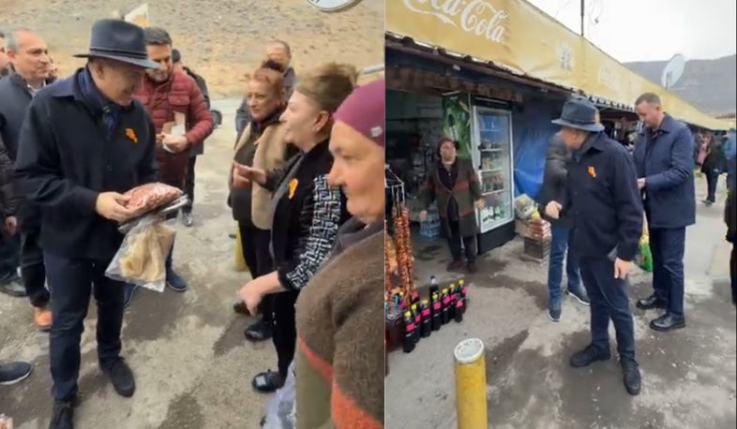 Նիկոլ Փաշինյանը գնումներ է կատարել Աղավնաձորի շուկայից