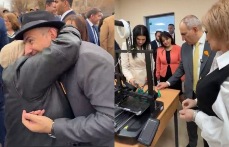 Թևերդ փռել ես Հայաստանի վրա, Փաշինյա՛ն ջան, մեռնիմ ջանիդ․ վարչապետն այցելեց վերանորոգված Գյումրու թիվ 41 դպրոց