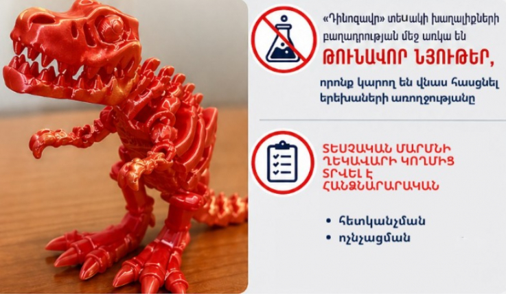 Վտանգավոր խաղալիք է հայտնաբերվել. ՇՎՏՄ