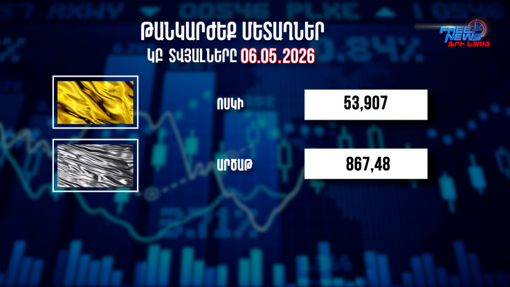 Փոխարժեքներ և տնտեսական լուրեր 06.05.2026