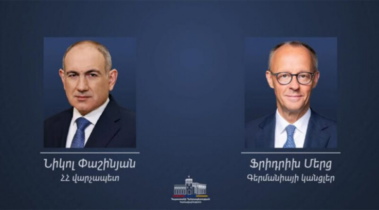 Գերմանիայի կանցլեր Ֆրիդրիխ Մերցը շնորհավորել է ՀՀ վարչապետ Նիկոլ Փաշինյանին