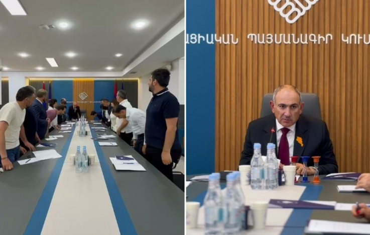 Տեղի է ունեցել «Քաղաքացիական պայմանագիր» կուսակցության վարչության նիստ. այն վարել է Նիկոլ Փաշինյանը