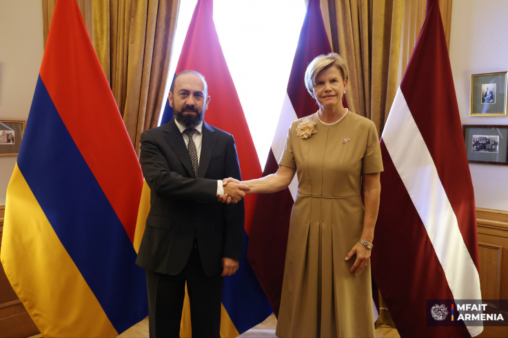 Ռիգայում Արարատ Միրզոյանի պաշտոնական քննարկումները մեկնարկել են Լատվիայի ԱԳ նախարարի հետ առանձնազրույցով